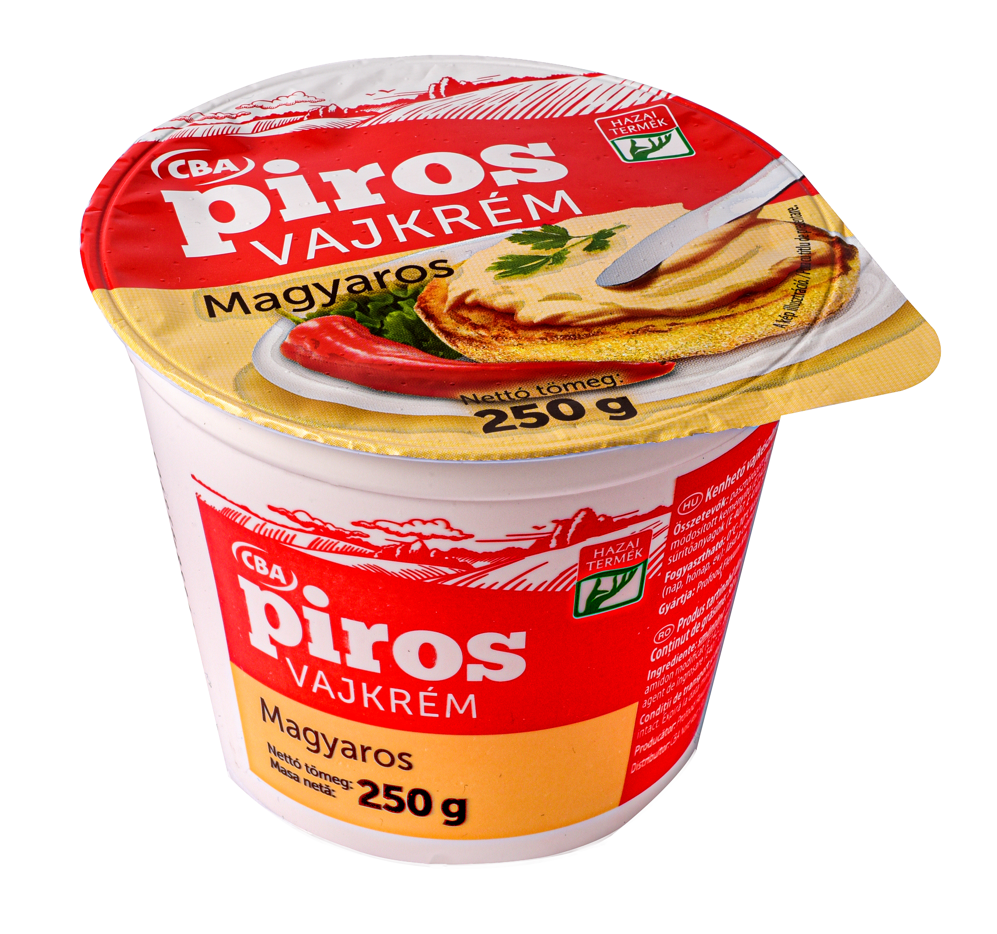 CBA Piros Vajkrém magyaros 250g